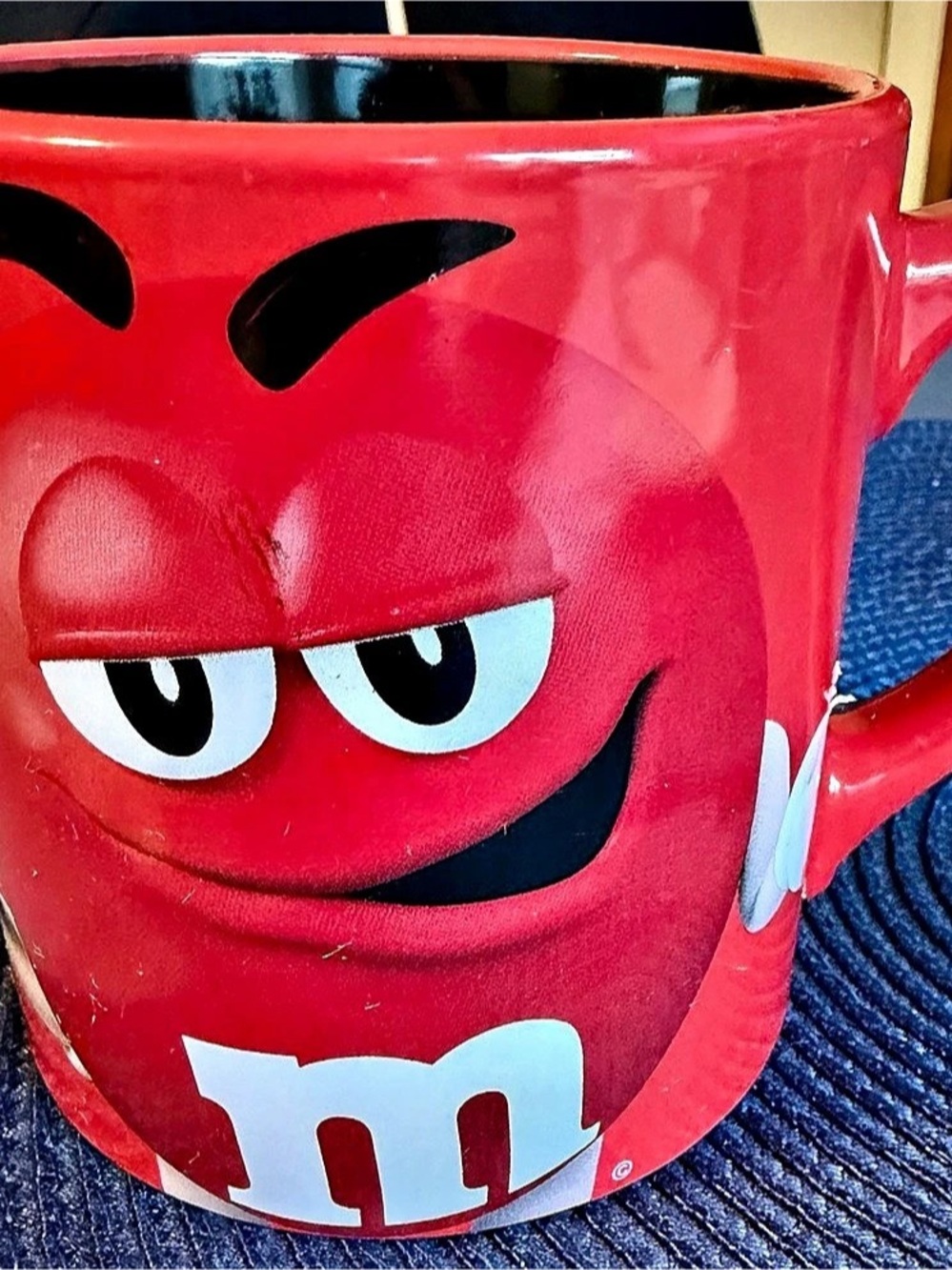 M&M's M&M Red Character Collector XL Mug Red & Black